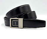 Ремінь жіночий YVES SAINT LAURENT Натуральна Шкіра Прошитий, фото 4