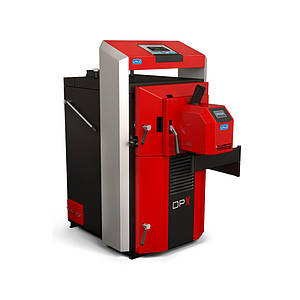 Котел твердопаливний піролізний ATTACK DPX 30 COMBI PELLET 30 кВт на дрова та пелети + бункер 500 л + шнек