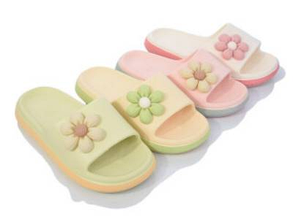 Капці жіночі розмір 36-41 матеріал гума колір показаний на зображенні в пакованні від 6 шт.