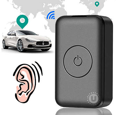 Найкращий міні GPS-трекер 2025 QZT GF-30 Original з HD Мікрофоном Діктофон GSM Прослушка