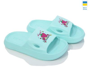 Капці жіночі розмір 28-35 матеріал гума колір показаний на зображенні в пакованні від 8 шт.