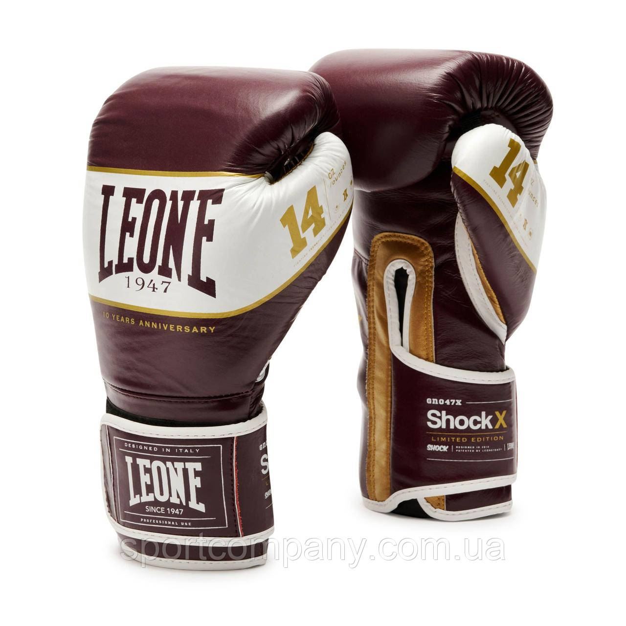 Боксерські рукавички Leone Shock X Bord 12 ун.