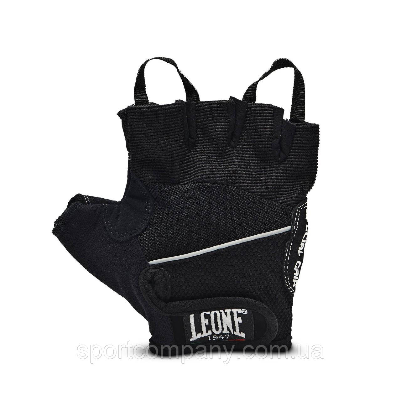 Рукавички для фітнесу Leone Gel Shock Black M