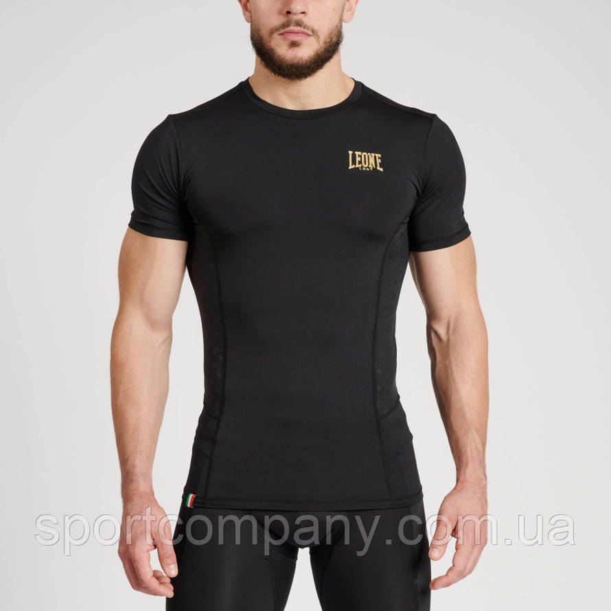 Рашгард з коротким рукавом Leone DNA Black S