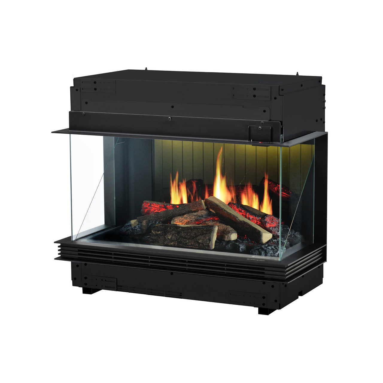 Електрокамін тристоронній Dimplex Opti-V Vista 70 III (770x670x398) з 5D ефектом полумʼя, обігрівом, звуком та дровами (VST70-III)