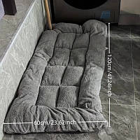 Плюшеве ліжко для собак 120×60 см з антиковзким дном — теплий зимовий лежак для великих і малих порід, м’який килимок для собак