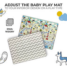 Двосторонній килимок Kinderkraft Matty 2 (KPMATT200000000), фото 4