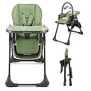 Стільчик для годування Kinderkraft Tummie Beige (KHTUMM00BEG0000) Зелений