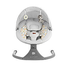 Крісло-гойдалка Kinderkraft Lumi 2 Light Grey (KBLUMI02LGR0000), фото 5