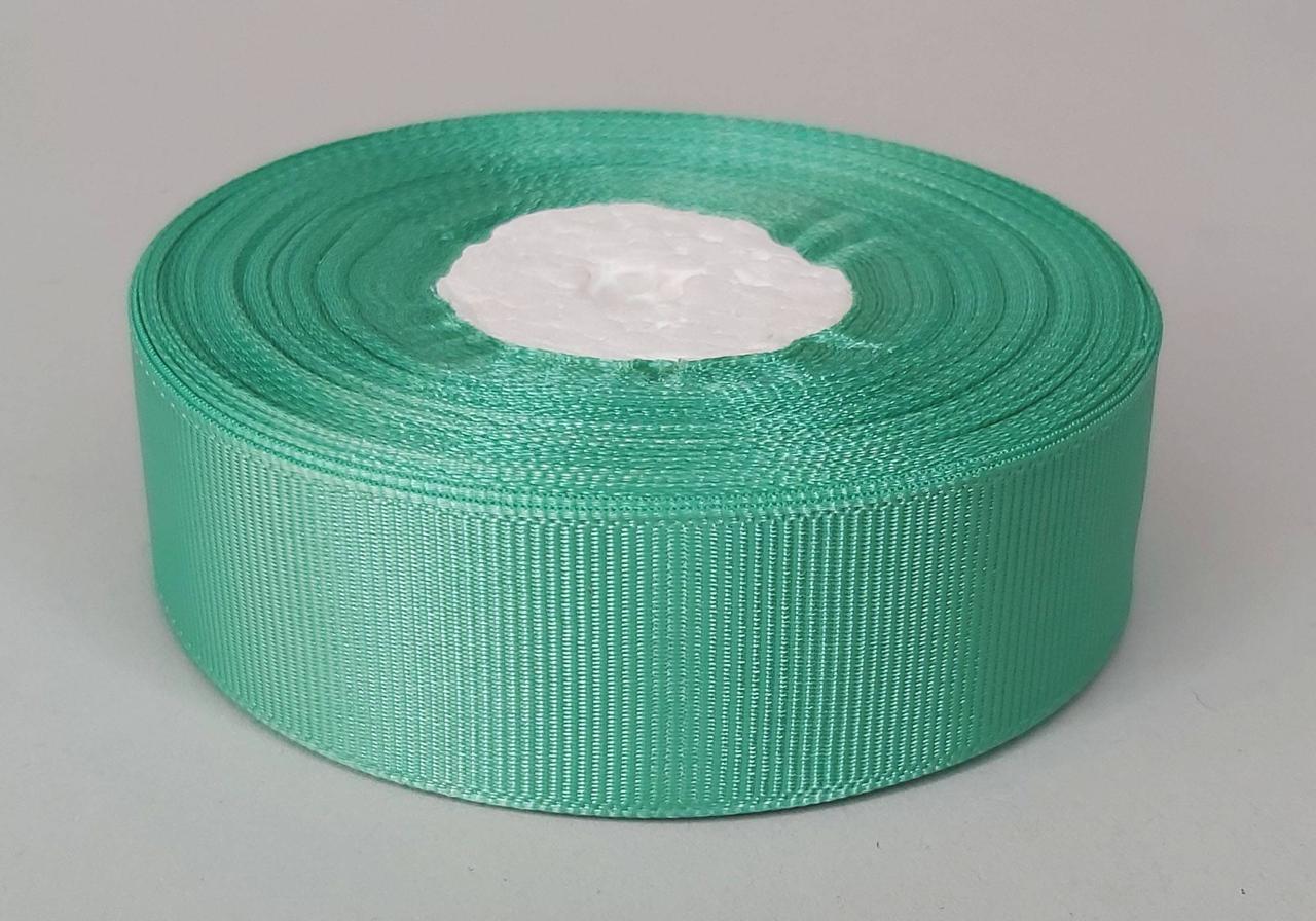 Стрічка репсова відтінок бірюзовий 2,5 см 25 ярд арт.056