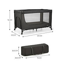 Ліжко-манеж Kinderkraft Joy Light Grey (KLJOYLIGRY00000), фото 4