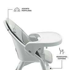 Стільчик для годування Kinderkraft Dinnly Grey (KHDINN00LGR0000), фото 5
