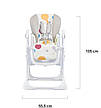 Стільчик для годування Kinderkraft Yummy Grey (KKKYUMMGRY0000), фото 10