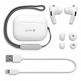 Bluetooth гарнітура TWS AirPods Veron W05 — White, фото 8