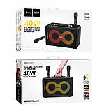 Bluetooth Speaker & 2 Microphones — Hoco HA8 — Black, фото 3