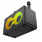 Bluetooth Speaker & 2 Microphones — Hoco HA8 — Black, фото 6