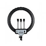 Лампа Кольцевая LED RL-19 Original 46 cm 18" | Remote I 3m cable with plug  I 3 holder I handle bag, фото 7
