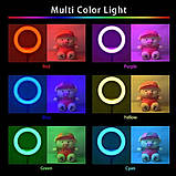 Лампа Кольцевая LED RL-14 RGB Original 36cm  36w  | 192 Lights | Remote I 3m cable with plug  I 3 holder I, фото 10