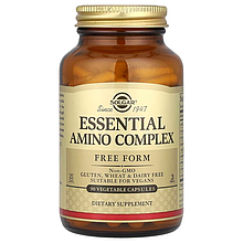 Амінокислотний комплекс, Essential Amino Complex, Solgar, 90 вегетаріанських капсул