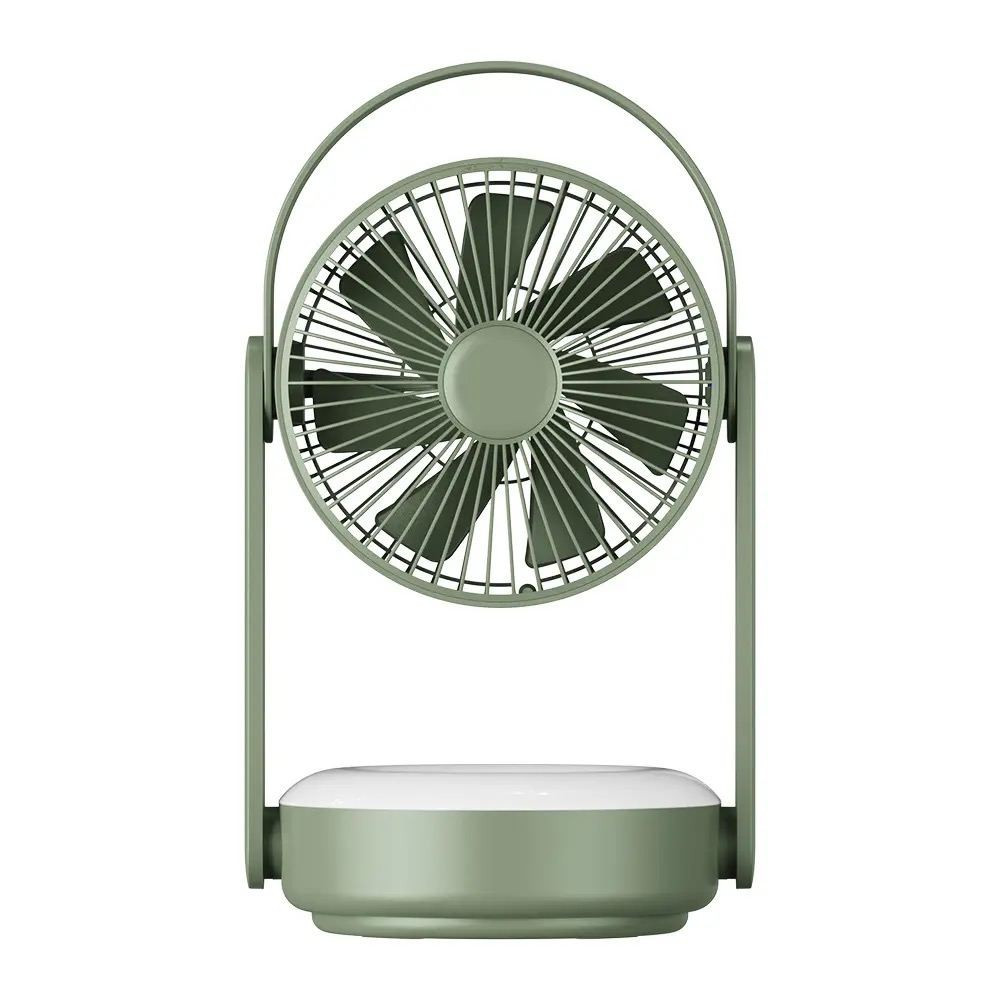 Портативний мінівентилятор з лампою-нічником WT-F62 Green