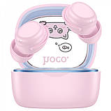 Bluetooth гарнітура TWS Hoco EW111 — Pink, фото 4