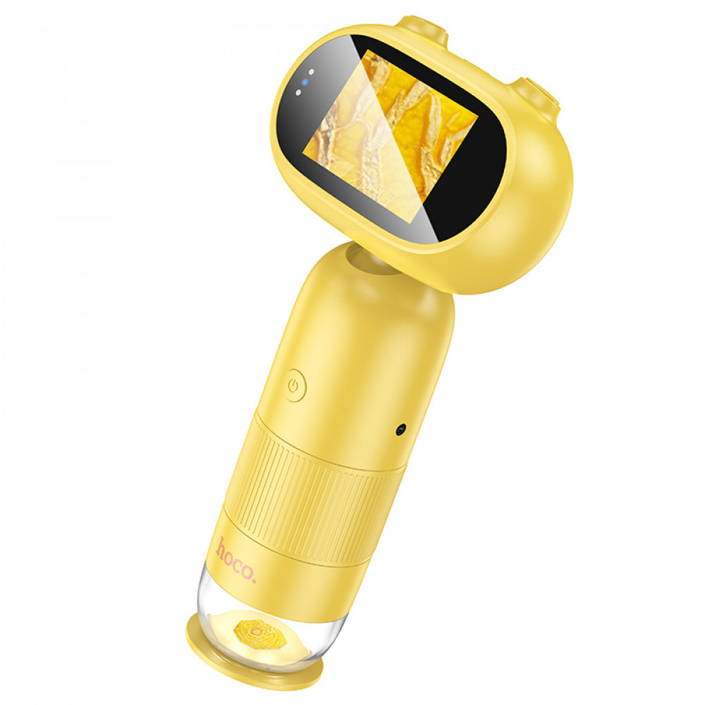 Дитячий мікроскоп HOCO DV206 | 2", 1080P, 800 mAh, 32GB| — Yellow