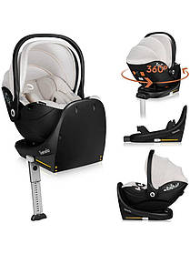База з автокріслом Lionelo MOXIE I-SIZE SET BEIGE SAND
