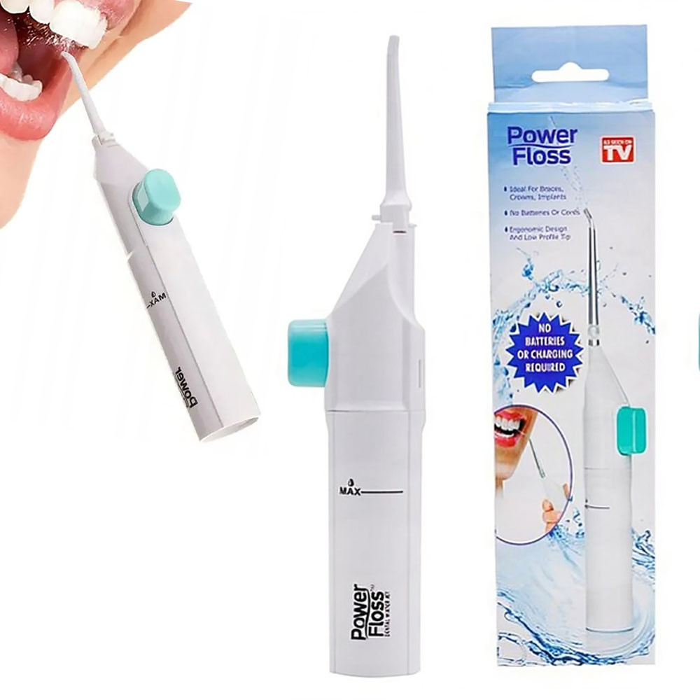 Іригатор для порожнини рота від USB Power Floss / Іригатор механічний / Портативний іригатор