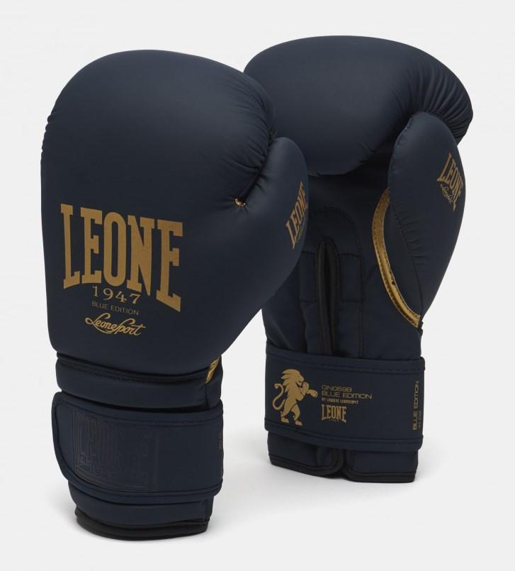 Боксерські рукавички Leone Mono Blue 14 ун.