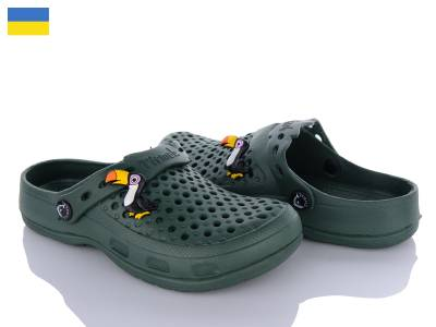 Тапки дитячі розмір 28-35 матеріал гума колір показаний на зображенні в пакованні від 8 шт., фото 1