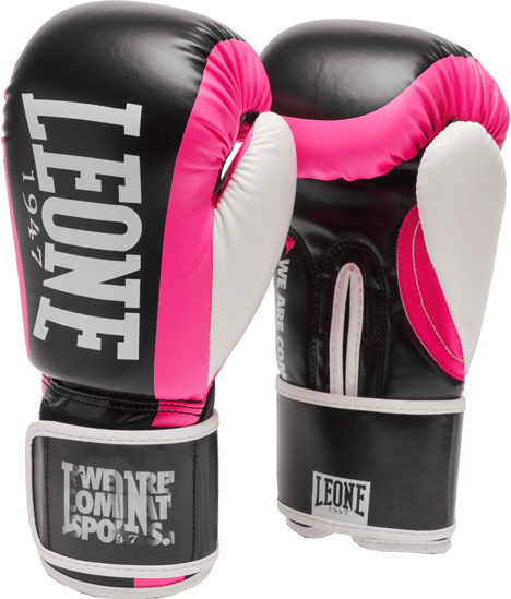 Боксерські рукавички Leone Logo Wacs Fuxia 10 ун.
