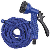 Шланг для поливу, що саморозтягується, 52,5 м / 175 ft, Magic Hose, Синій / Шланг поливальний для саду