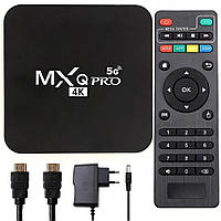 Smart TV приставка (4GB/64GB), MXQ 4K Pro / Приставка для цифрового телебачення / Smart TV приставка / Android TV