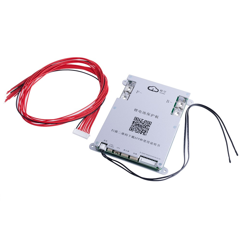 Контролер BMS 200A JK-B1A8S20P для АКБ LiFePO4/Li-ion/LTO, плата захисту, + кнопка активації, JIKONG, фото 1