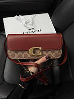 Coach Idol Bag 23 In Signature Canvas With Snakeskin Detail [магнітна коробка]