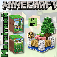 Магнітні кубики Minecraft, Магнітний блоковий конструктор Майнкрафт, Дитячий магнітний конструктор майнкрафт
