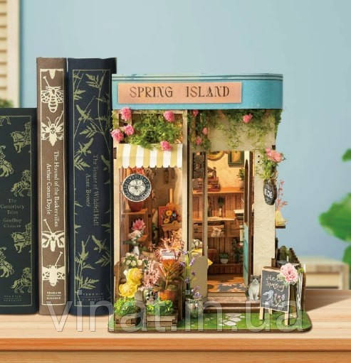 Бук Нук Весняний острів Інтер'єрний конструктор Spring Island DIY Book Nook Kit SQ-46
