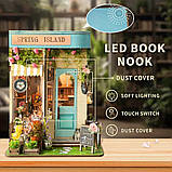 Бук Нук Весняний острів Інтер'єрний конструктор Spring Island DIY Book Nook Kit SQ-46, фото 4