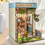 Бук Нук Весняний острів Інтер'єрний конструктор Spring Island DIY Book Nook Kit SQ-46, фото 9