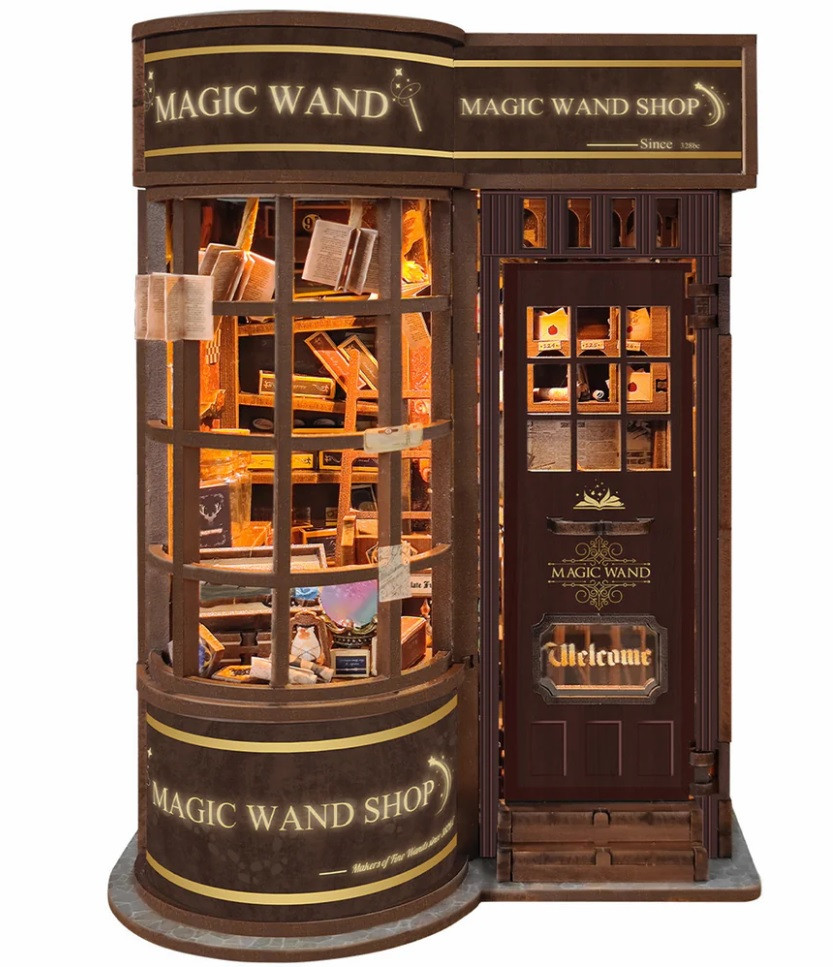 Бук Нук Магазин чарівних паличок Інтер'єрний конструктор Magic Wand Store DIY Book Nook Kit SQ-51