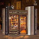 Бук Нук Магазин чарівних паличок Інтер'єрний конструктор Magic Wand Store DIY Book Nook Kit SQ-51, фото 3