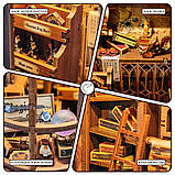Бук Нук Магазин чарівних паличок Інтер'єрний конструктор Magic Wand Store DIY Book Nook Kit SQ-51, фото 5