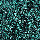 Глітер (блискітки), 1\ 40 (0.6 мм), колір смарагдовий, арт 018222, упаковка ≈ 6,5 грам (з урахуванням баночки), Смарагдовий, фото 2