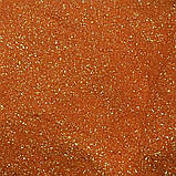 Глітер (блискітки), 1\ 128 (0.2 мм), колір помаранчевий, арт 018223, упаковка ≈ 6,5 грам (з урахуванням баночки), Помаранчевий, фото 3