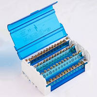 Крос-модуль 4*15 "ноль" (шина нульова в корпусі з синьою кришкою) 502975