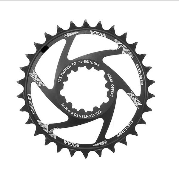 Зірка шатунів Motsuv VXM MTB Round 38t Offset-3mm GXP XX1 X9 X0 X01 Чорний Art 343853