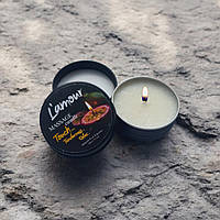 Масажна свічка Lamour з ароматом гуави та маракуї зволожує та розслаблює 30 мл