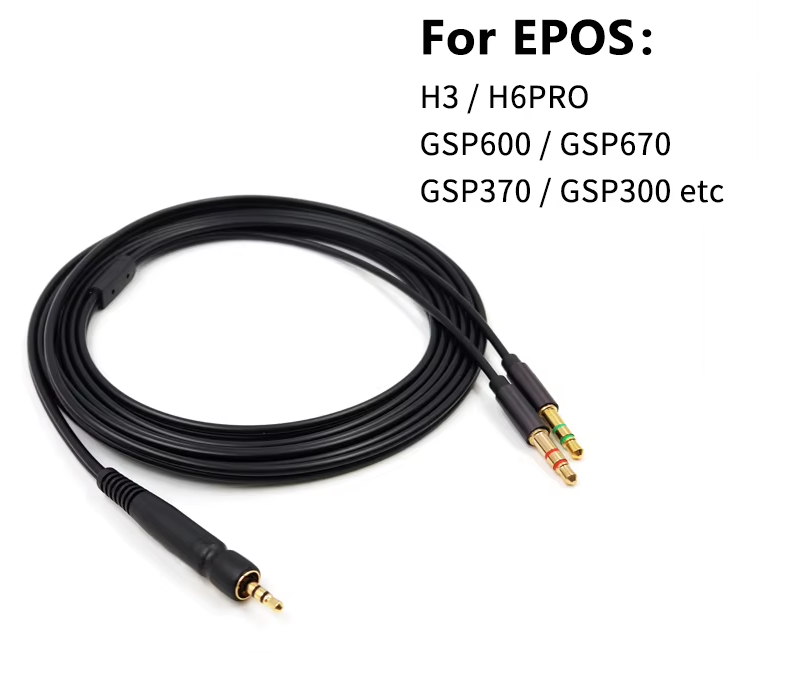 Кабель для наушников Epos H3PRO H3 PRO Hybrid Epos H6PRO H6 PRO PC38X Sennheiser GSP600 GSP670 GSP370 GSP300, фото 1