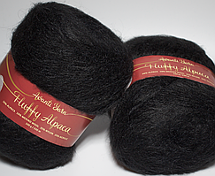 Пряжа Fluffy Alpaca Avanti Yarn-002 чорний