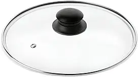 Кришка скляна Con Brio 22 см CB-9422 універсальна для каструль і сковорідок